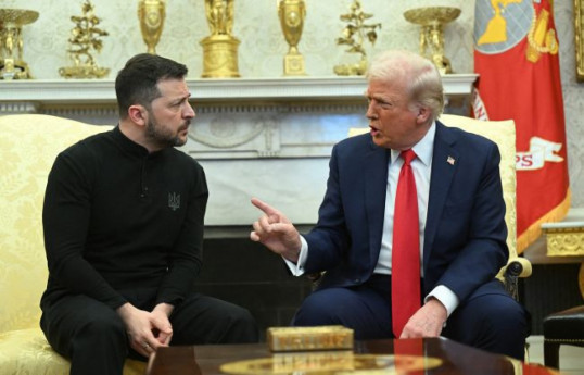 Ukrainian President Volodymyr Zelensky, US President Donald Trump