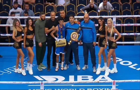 Azerbaijan’s boxer crowned world champion with final win over Armenian opponent