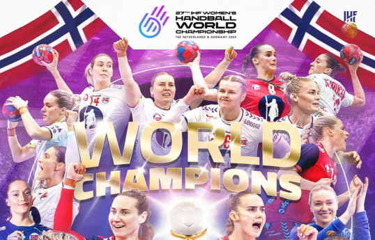 Norwegian women's handball team won the World Handball Championship for the fifth time