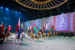 Karabakh horses performed at the "Mara'ee 2025" festival in Bahrain -PHOTO 