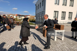 Azerbaijan relocates another group of former IDPs to Horovlu village of Jabrayil, families receive house keys -PHOTO -UPDATED-1 -VIDEO 