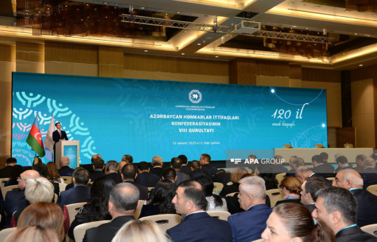 Azerbaijan Trade Union Confederation approves new charter at 8th congress -PHOTO 
