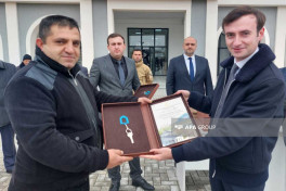 Azerbaijan relocates another group of families to Khidirli in Aghdam-PHOTO 