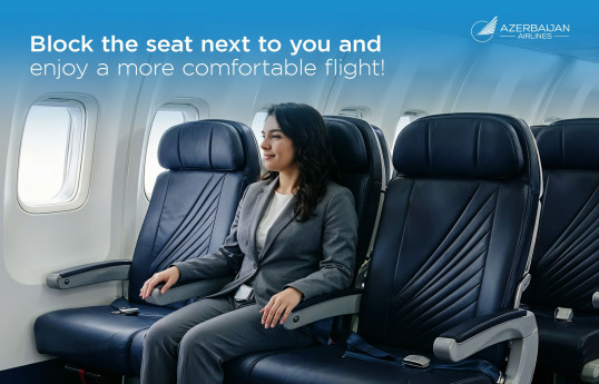 AZAL enhances travel comfort: Passengers can now block a seat next to them