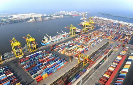 Container handling at Baku Port reaches record level