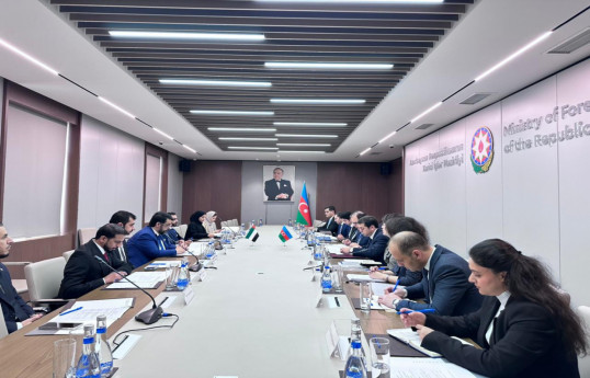 Azerbaijan, UAE Foreign Ministries hold consular consultations -PHOTO 