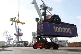 Record turnover at Port of Baku: Annual container throughput reaches 100,000 TEU