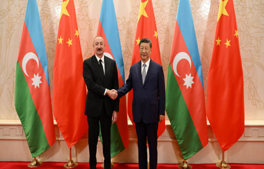President Ilham Aliyev, President of the People's Republic of China Xi Jinping