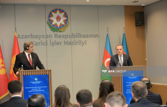Ervin Ibrahimović, Deputy Prime Minister for International Relations and Minister of Foreign Affairs of Montenegro and Azerbaijan’s Minister of Foreign Affairs Jeyhun Bayramov