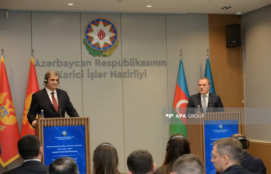 Ervin Ibrahimović, Deputy Prime Minister for International Relations and Minister of Foreign Affairs of Montenegro and Azerbaijan’s Minister of Foreign Affairs Jeyhun Bayramov