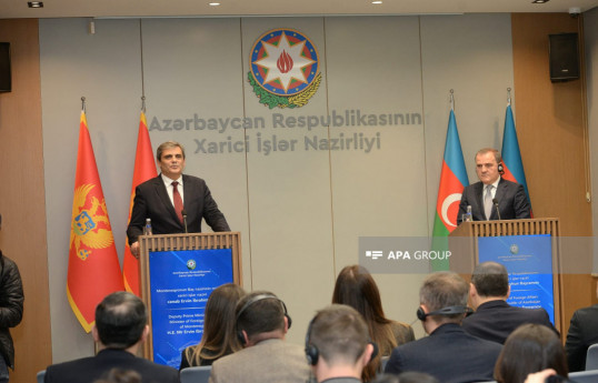 Ervin Ibrahimović, Deputy Prime Minister for International Relations and Minister of Foreign Affairs of Montenegro and Azerbaijan’s Minister of Foreign Affairs Jeyhun Bayramov