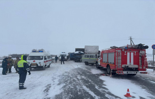Six people died in a bus accident in Omsk region, Russia