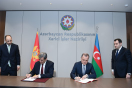 Azerbaijan, Montenegro signed MoU on Cooperation in Consular Affairs