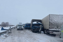 Six people died in a bus accident in Omsk region, Russia