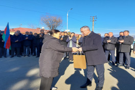 Azerbaijan sent first relocation convoy to Karkijahan settlement in Khankendi, families receive keys to their homes-PHOTO -UPDATED 