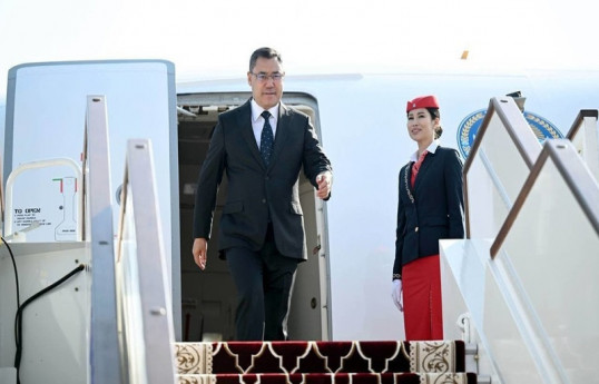Kyrgyz president arrives in Russia on working visit
