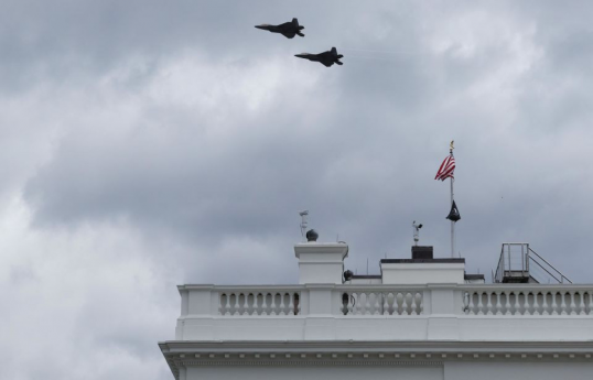 US Air Force fighter jet intercepts aircraft for approaching Trump's residence