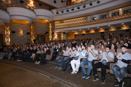 Arzu Aliyeva attends premiere of "Harmony" documentary