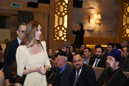 Arzu Aliyeva attends premiere of "Harmony" documentary