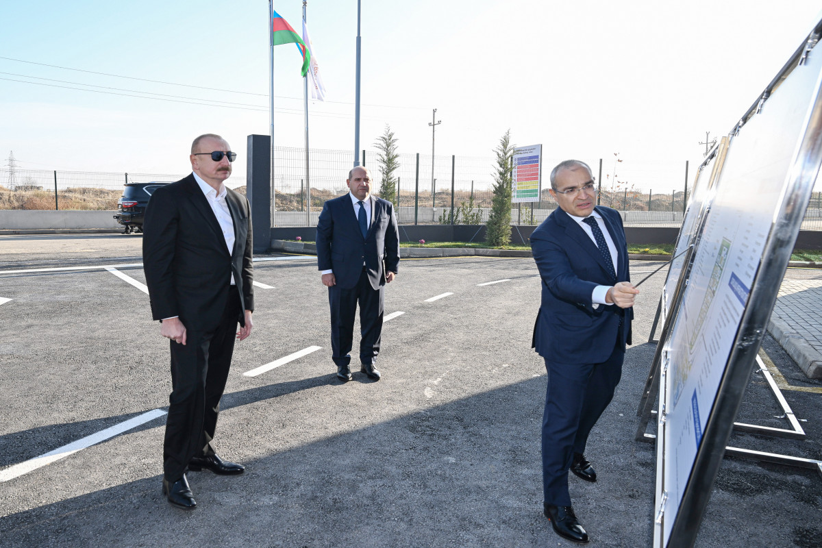 President Ilham Aliyev attended opening of metal electric pole production facility in Aghdam -PHOTO 
