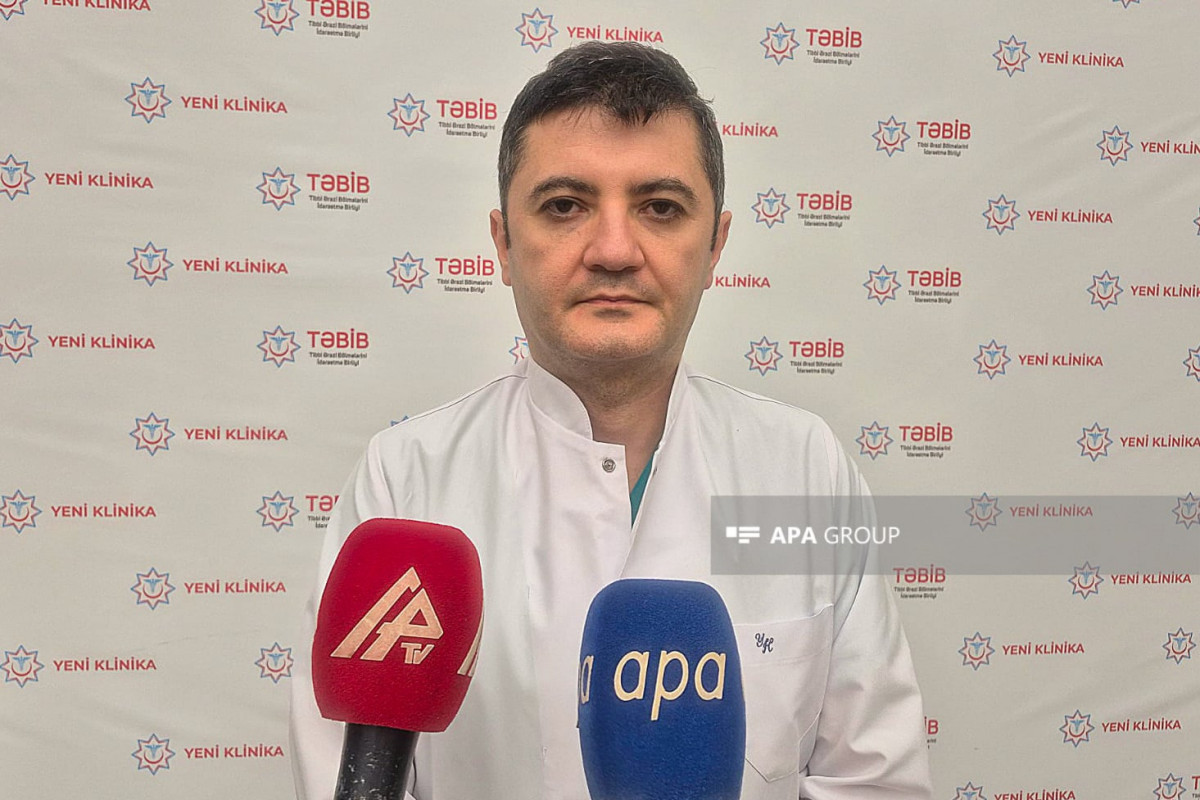 Head of the Intensive Care Unit at Yeni Klinika and adviser to the Executive Director of TABIB, Emil Gasimov