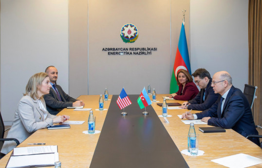 Azerbaijan, US discuss energy cooperation and TRIPP framework – energy minister