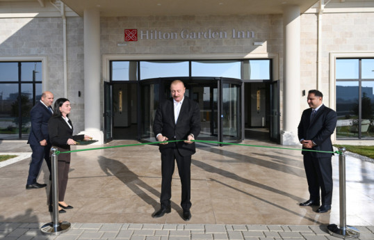 Hilton Garden Inn Aghdam inaugurated in Aghdam city