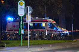 Car crashes into bus stop in Germany and injures 3 people