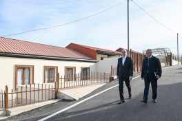 President Ilham Aliyev visited Karkijahan settlement in Khankendi-PHOTO 