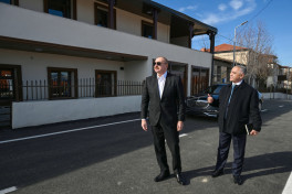 President Ilham Aliyev visited Karkijahan settlement in Khankendi-PHOTO 