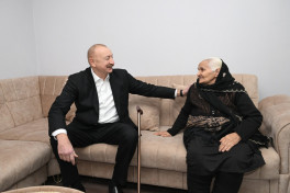 President Ilham Aliyev visited Karkijahan settlement in Khankendi-PHOTO 