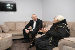 President Ilham Aliyev visited Karkijahan settlement in Khankendi-PHOTO 