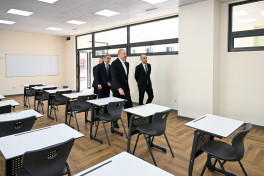 President Ilham Aliyev attended inauguration of Faculty of Business and Economics building at Garabagh University