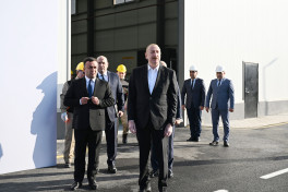 President Ilham Aliyev attended opening of metal electric pole production facility in Aghdam -PHOTO 
