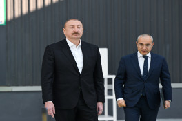 President Ilham Aliyev attended opening of metal electric pole production facility in Aghdam -PHOTO 