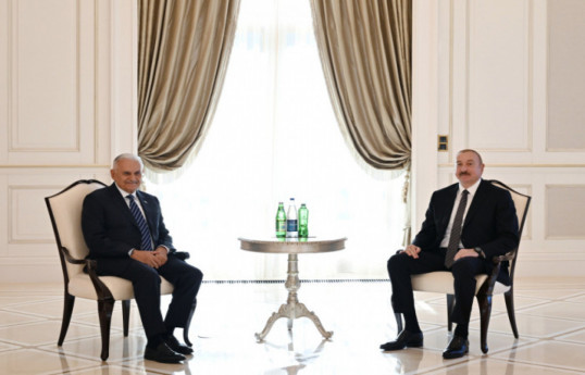 Binali Yıldırım, Chairman of the Council of Elders of the Organization of Turkic States, President of the Republic of Azerbaijan Ilham Aliyev