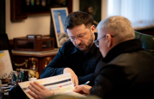 Ukrainian President Volodymyr Zelensky