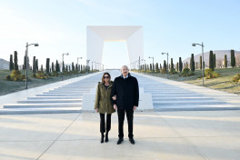 President Ilham Aliyev attended inauguration of Victory Park in Khankendi -UPDATED 