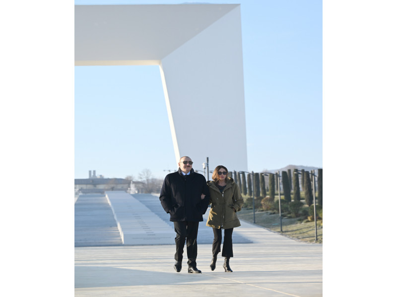 President Ilham Aliyev attended inauguration of Victory Park in Khankendi -UPDATED 