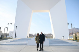 President Ilham Aliyev attended inauguration of Victory Park in Khankendi -UPDATED 