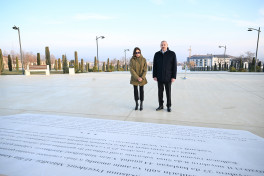 President Ilham Aliyev attended inauguration of Victory Park in Khankendi -UPDATED 
