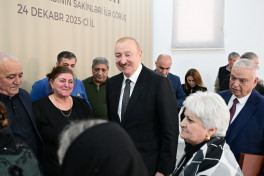 President Ilham Aliyev attended opening of second residential complex in Aghdam and met with residents-UPDATED-2 