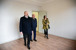 President Ilham Aliyev attended opening of second residential complex in Aghdam and met with residents-UPDATED-2 