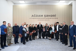 President Ilham Aliyev attended opening of second residential complex in Aghdam and met with residents-UPDATED-2 