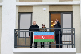 President Ilham Aliyev attended opening of second residential complex in Aghdam and met with residents-UPDATED-2 