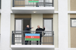 President Ilham Aliyev attended opening of second residential complex in Aghdam and met with residents-UPDATED-2 