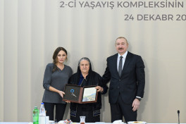 President Ilham Aliyev attended opening of second residential complex in Aghdam and met with residents-UPDATED-2 