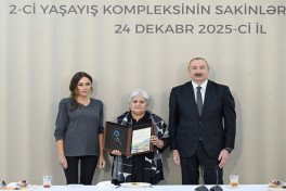 President Ilham Aliyev attended opening of second residential complex in Aghdam and met with residents-UPDATED-2 