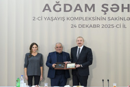 President Ilham Aliyev attended opening of second residential complex in Aghdam and met with residents-UPDATED-2 