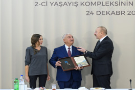 President Ilham Aliyev attended opening of second residential complex in Aghdam and met with residents-UPDATED-2 